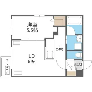 ガレット【4階】の間取り