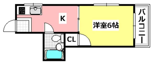 アーバンハイツ【101号室】の間取り