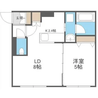 ガレット【2階】の間取り