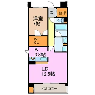 ザ・ブロードスクエア【1階】の間取り