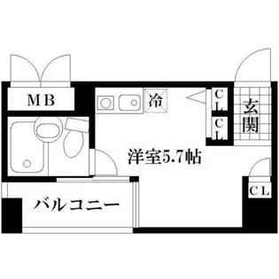 朝日プラザパレ・セーヌ【8階】の間取り