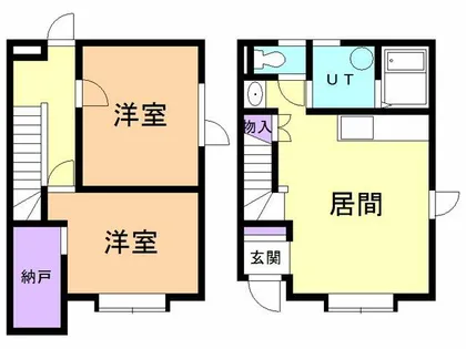 ハイツプラタナス【B号室】の間取り