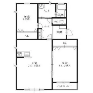 セピア七重浜【303号室】の間取り