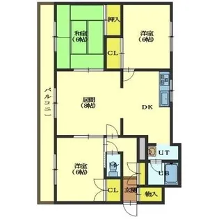 アシスト第3函館マンション【202号室】の間取り