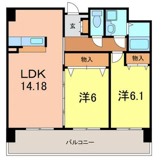 OAZO-N【1階】の間取り