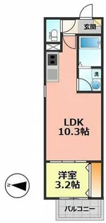 LECOCON上飯田【2階】の間取り