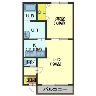 ハイツふきのとうNo.7【202号室】の間取り