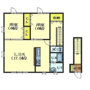 Fortuna(フォルトゥーナ)【F02号室】の間取り