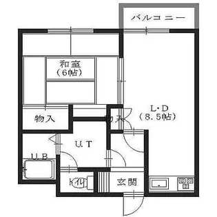 とちぎマンション【202号室】の間取り