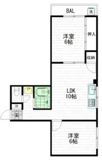エスプリ川崎Ⅲ【1階】の間取り