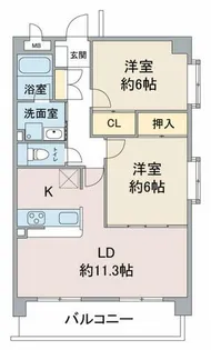 ベル・ステージ竹の山【3階】の間取り