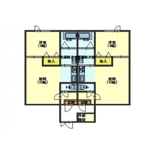 Life Space S-02【201号室】の間取り