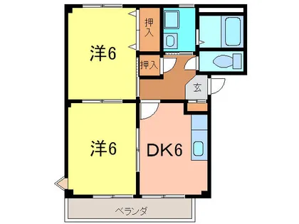 サープラスドミール【1階】の間取り