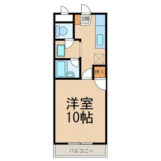 グリーンベル(間々)【1階】の間取り