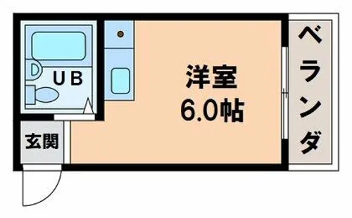 グランシャトー寺田町【3階】の間取り