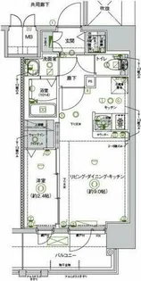 CREST TAPP志賀本通【12階】の間取り