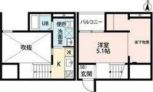 REFINED TASTE 三吉(リファインド【1階】の間取り