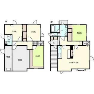 北海道札幌市北区篠路五条9丁目【一戸建】の間取り