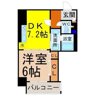 笹島アイサンメゾン【2階】の間取り
