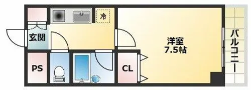 えんだら50歩【4階】の間取り