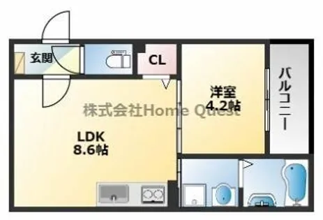 Luce Prima【2階】の間取り