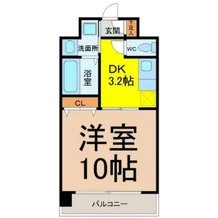 カサグランデ新栄【4階】の間取り