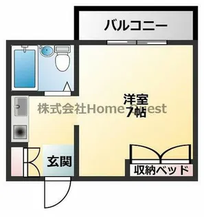 長瀬駅前マンション【2階】の間取り