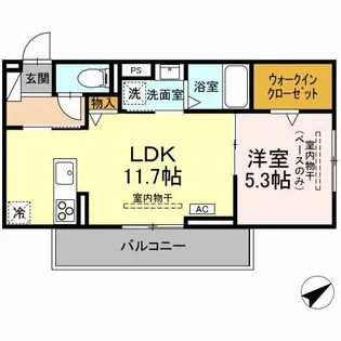 プライム【2階】の間取り