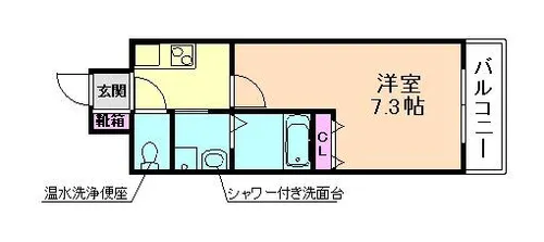 AILE池田【306号室】の間取り