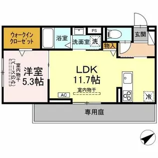 プライム【1階】の間取り
