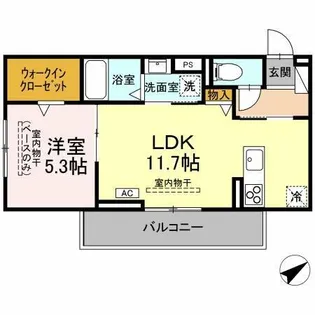 プライム【3階】の間取り