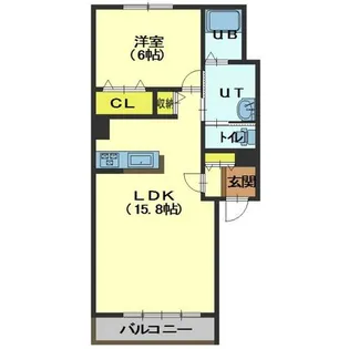 アザレアⅡ【101号室】の間取り