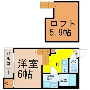 House Of Eight【2階】の間取り
