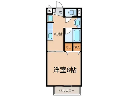 コーポ井上【2階】の間取り
