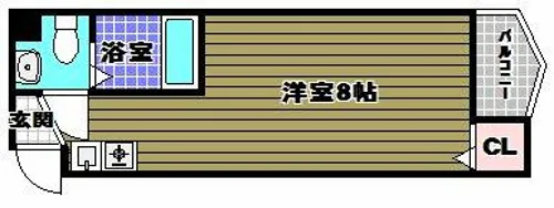 ラ・コート滝谷A棟【1階】の間取り