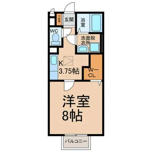 セジュール野口【2階】の間取り