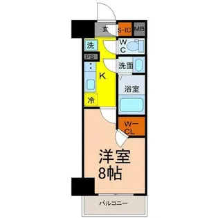 ザ・パークハビオ名古屋松原【10階】の間取り