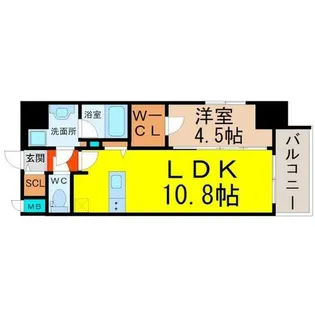 プレサンス新栄町ギャラント【12階】の間取り