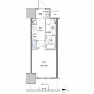 パークアクシス名古屋山王橋【905号室】の間取り