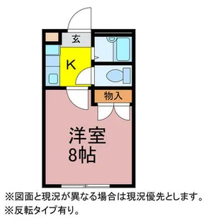 ガーデンコートELLE【201号室】の間取り
