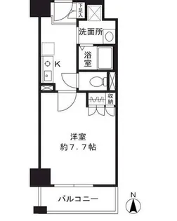 シャンピアコート茨木【2階】の間取り