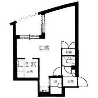 アルファアパル本通【301号室】の間取り