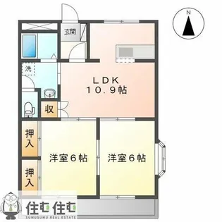 アメニティハイム【101号室】の間取り