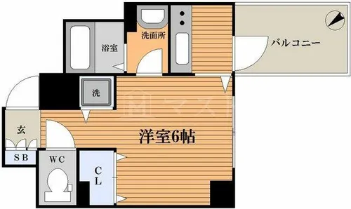 プレサンス難波南アーバニッシュ【2階】の間取り