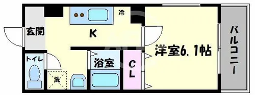 みおつくし杭全【9階】の間取り
