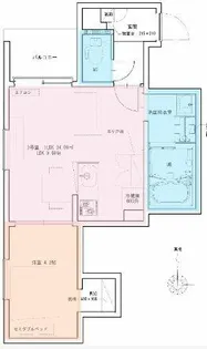 REGALEST二条【103号室】の間取り