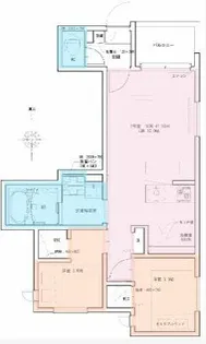 REGALEST二条【302号室】の間取り