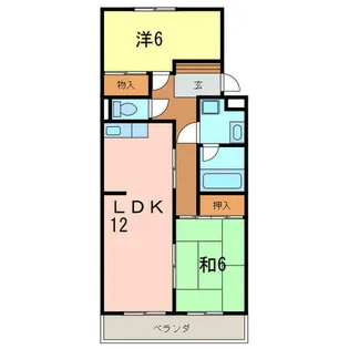 竹中マンション【3階】の間取り