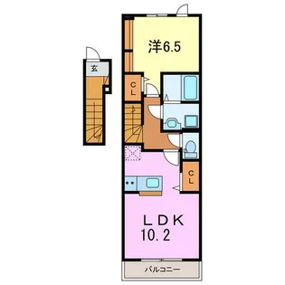 サン パーク3【2階】の間取り