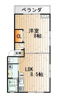 ナーセリーK3【201号室】の間取り